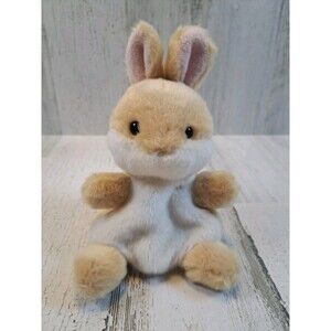 Aurora Palm Pals Ella Bunny Rabbit 6" Mini Plush Stuffed Toy Easter Basket